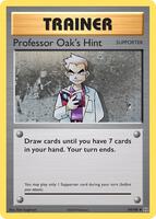 Professor Oak's Hint - XY - Evolutions #84/108