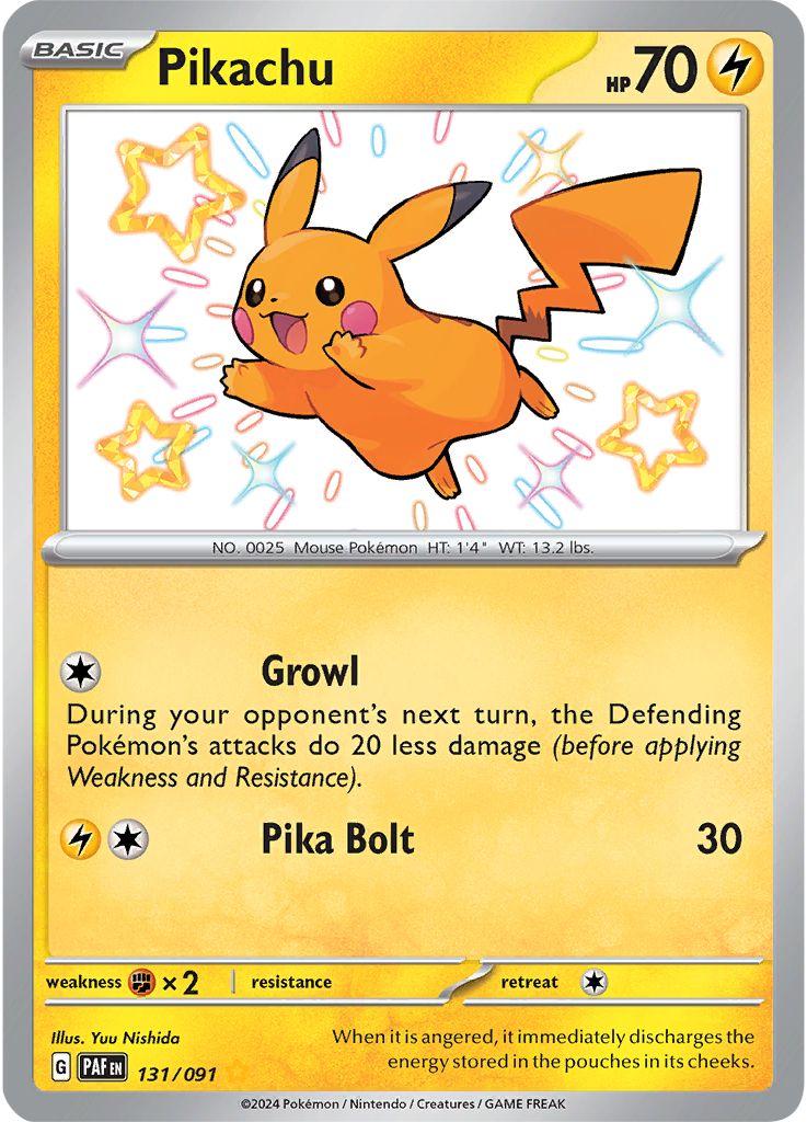 Pikachu 131/091 - Paldean Fates