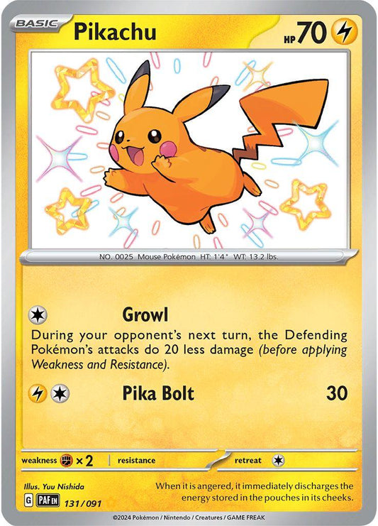 Pikachu 131/091 - Paldean Fates