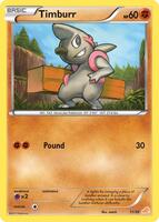 Timburr (#11) BW Trainer Kit: Excadrill & Zoroark 11/30